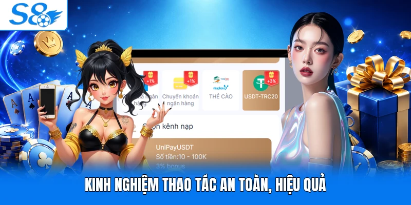 Kinh nghiệm thao tác an toàn, hiệu quả